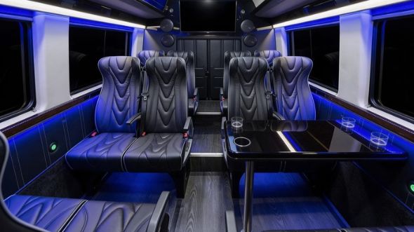 20 passenger sprinter van inside