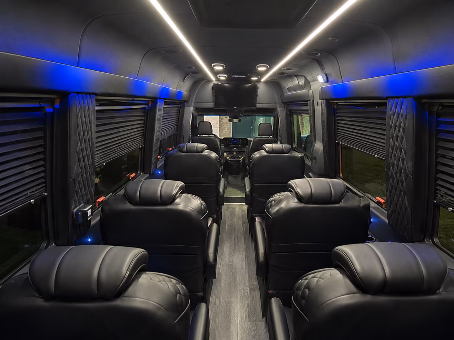 yonkers 12 passenger sprinter van inside