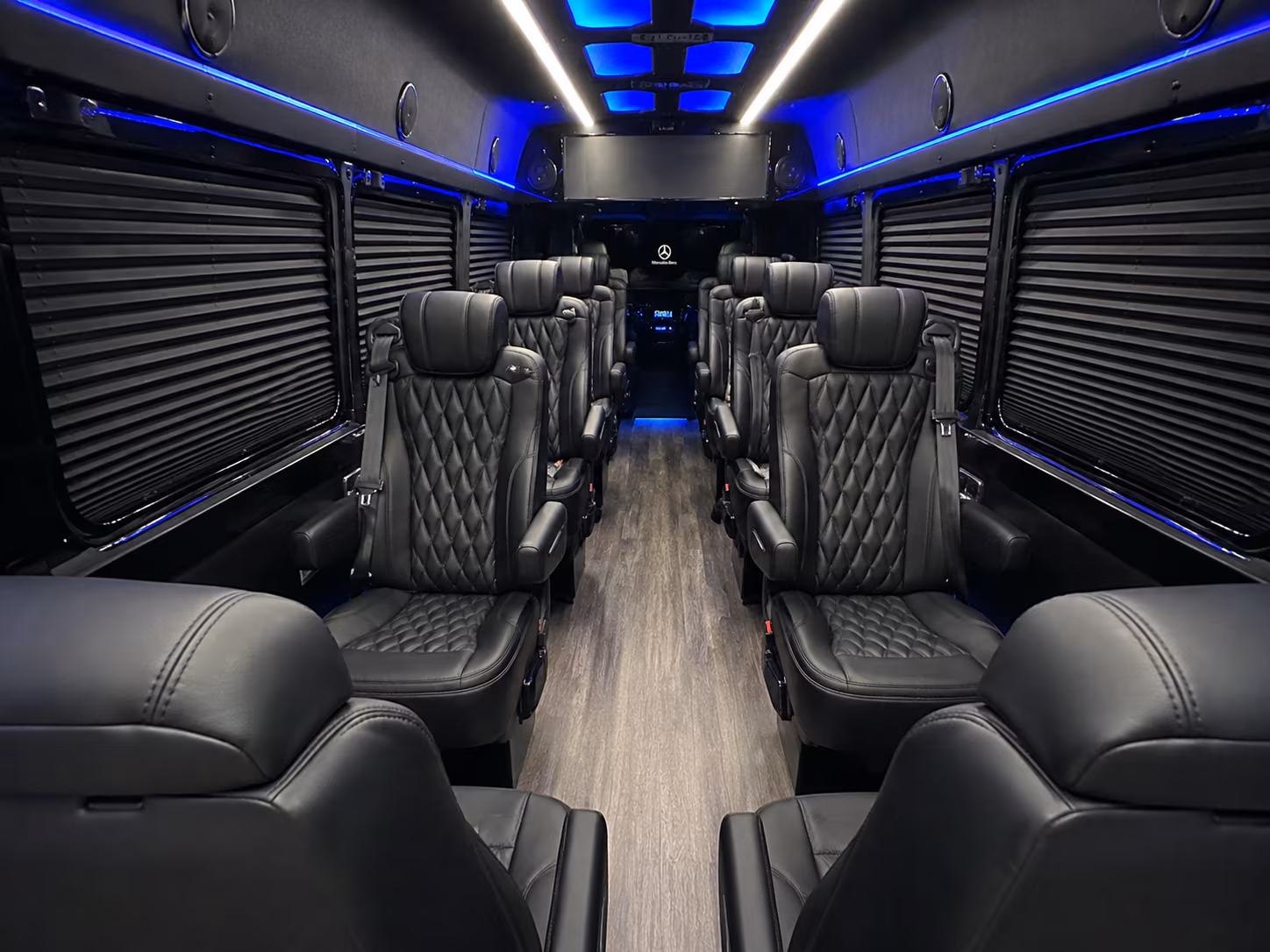 yonkers 8 passenger sprinter van inside