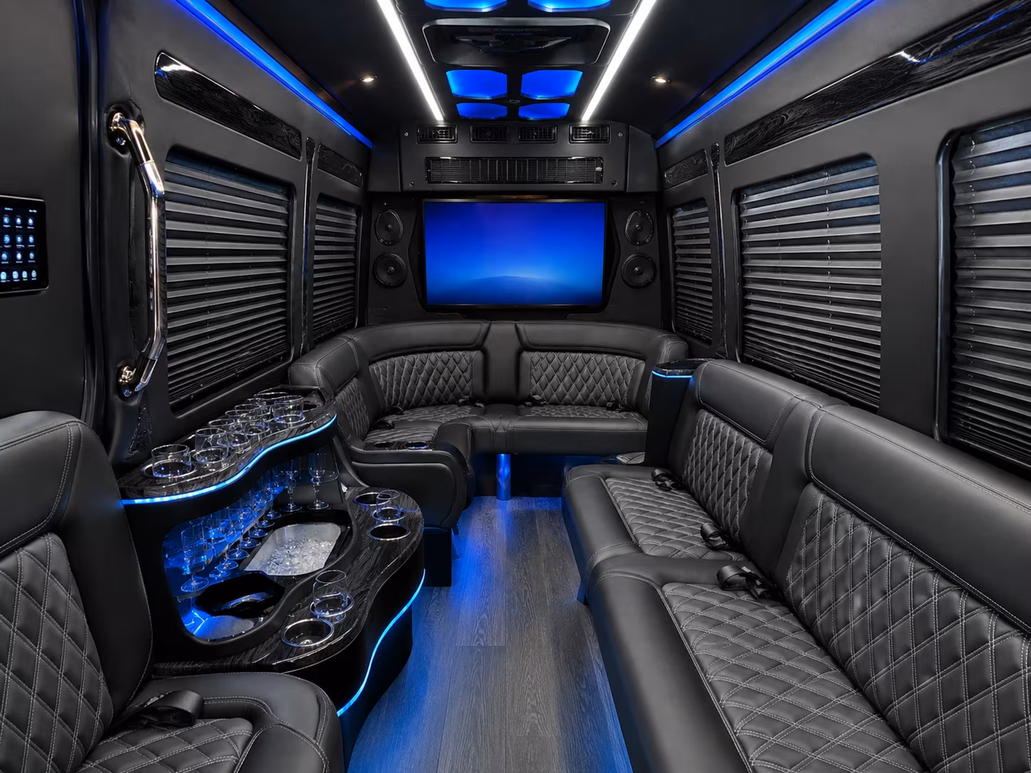 yonkers sprinter limousine interior