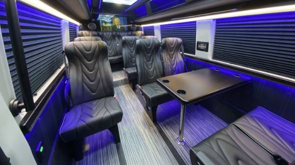 yonkers 18 passenger sprinter van interior