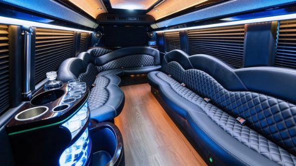 yonkers sprinter limousine interior